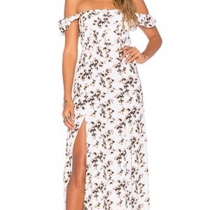 Flynn Skye Bardot Maxi Dress - Sunshine Bliss